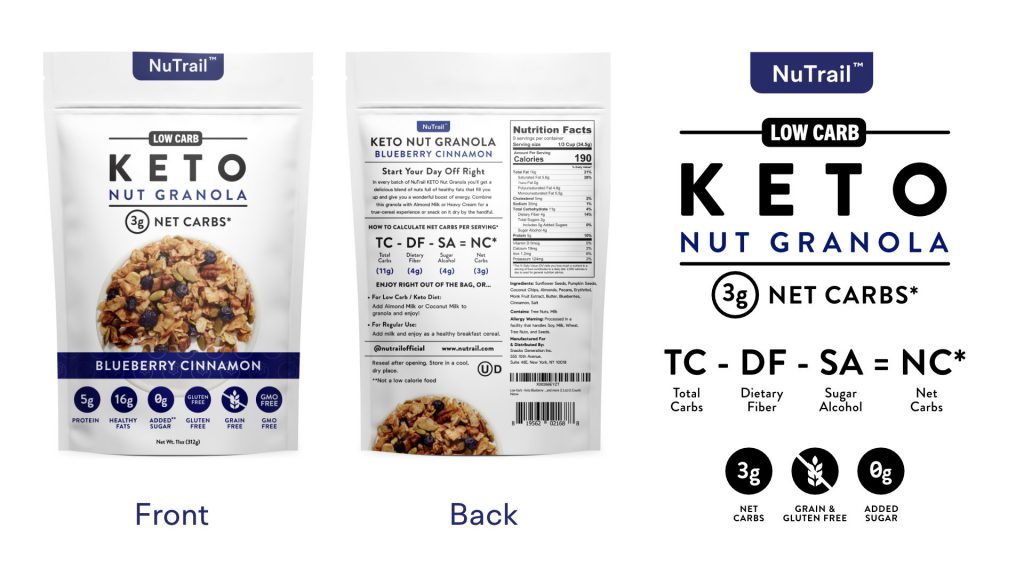 NuTrail Branding Details with Packaging